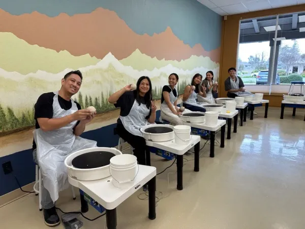 Pottery Wheel & Painting Combo
