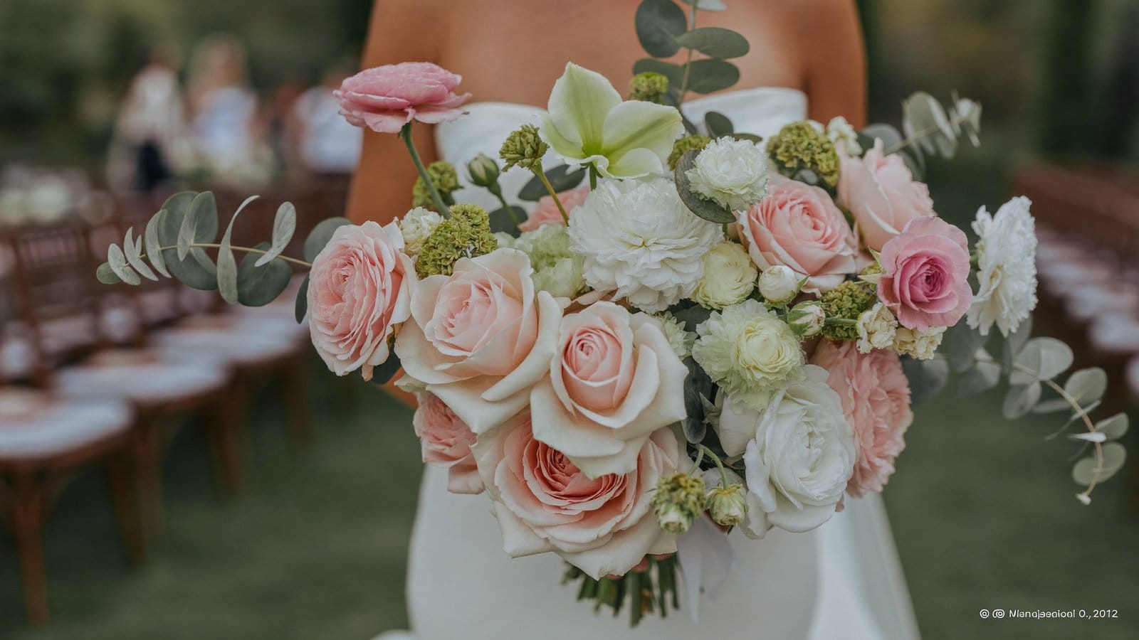 Bridal bouquet from a SF Bay Area wedding florist