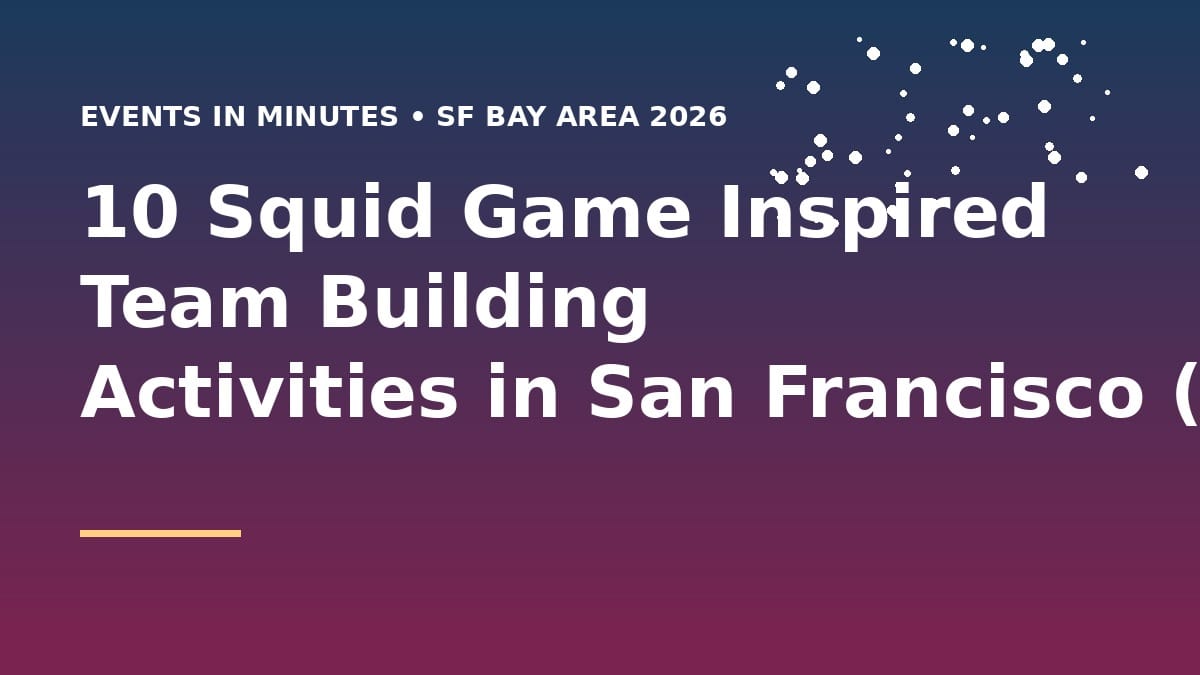 In Person Team Building Squid Game using VR headset in San Francisco, San Mateo, and Santa Clara