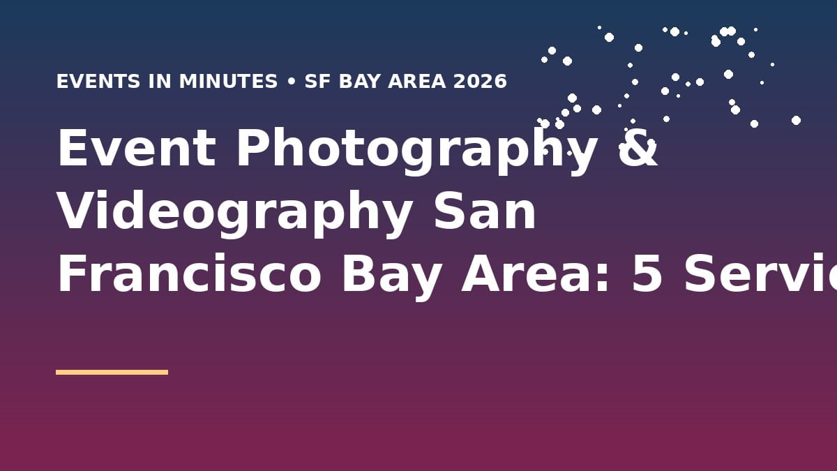 Corporate event photography and videography at a San Francisco Bay Area business conference