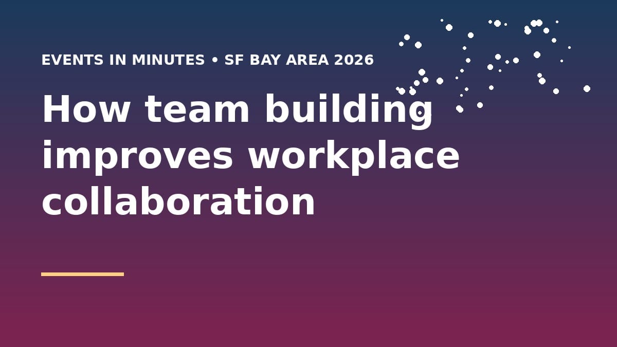 How team building improves workplace collaboration