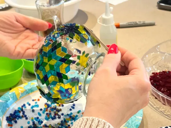 Turkish Mosaic Lamp Workshop for a finance team in San Mateo, 2026