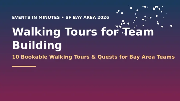Downtown San Francisco Architecture and Public Art Tour, the most-booked SF corporate walking tour