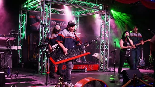 Live band performing at a Bay Area event booked through Events in Minutes