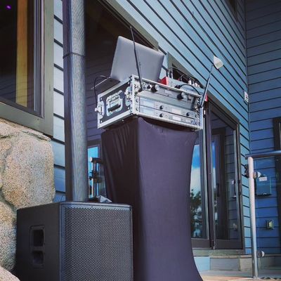 Compact Speaker Rental and Event Sound System for Cocktails – AV/Tech