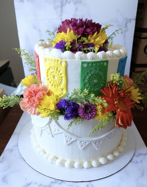 Custom Fondant Wedding Cake with Tasting, Delivery and Setup – Bakeries – photo 4