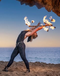 Fire Dancer: Bold Fire Play with Singing Princess Crossover – Entertainers