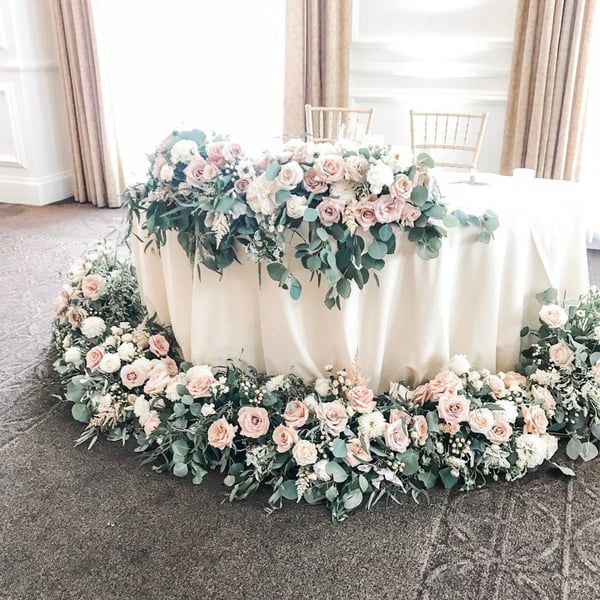 Low Floral Centerpieces for Wedding and Event Reception Tables – Florists – photo 2