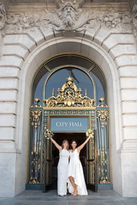 City Hall Wedding Photography One-Hour Ceremony Coverage – Photography