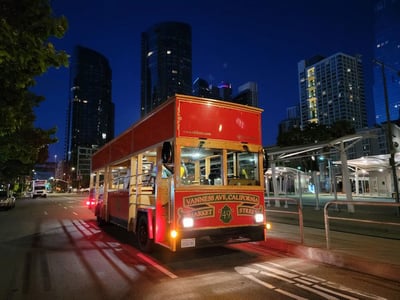 65 Passenger Open Top Double Decker Bus Luxury Rental for Parties – Transportation