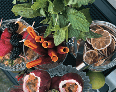 Mobile Bar with Three Signature Drinks and Infused Water Station – Bar Services