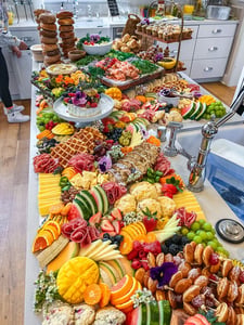 Extra Large Flat Lay Grazing Table for Big Celebrations – Catering
