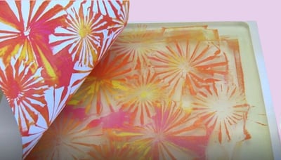 Gelli Plate Monoprinting Workshop with Inks, Stencils and Brayers – Experiences
