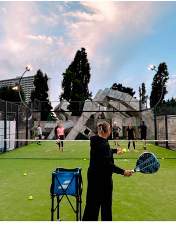 Embarcadero Outdoor Padel Play (2 courts, 2 hrs) – Experiences in San Francisco