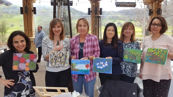 Painting Team Building Art Show – Experiences