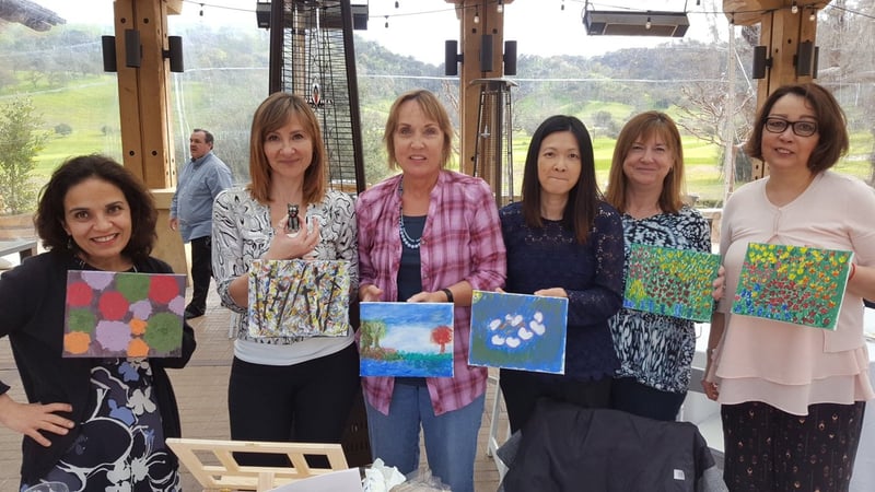 Painting Team Building Art Show – Experiences
