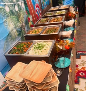 Casual Buffet Dinner Catering with Fusion Street Flavors – Catering