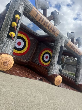 Dual Lane Axe Throwing Rental — Daily Team Building – Rentals