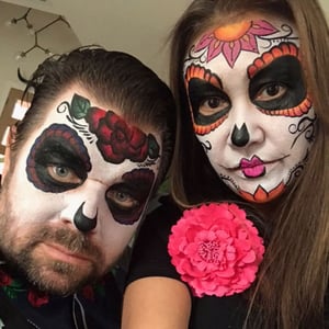 Day of the Dead Sugar Skull Face Painting (1 Artist, 2-4h) – Entertainers