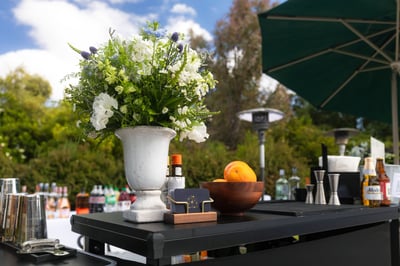 Beer and Wine Bar Cart Service with a Certified Bartender – Bar Services