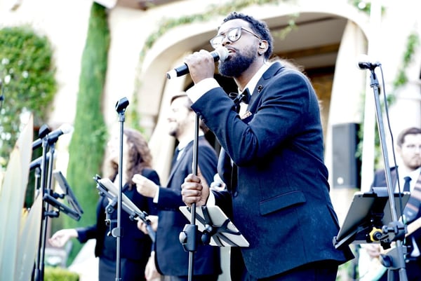 Live Wedding Reception Band Booked Through a Music Agency – Bands