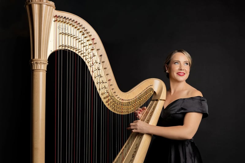Live Harp Music for Wedding Ceremonies and Cocktail Receptions – Bands