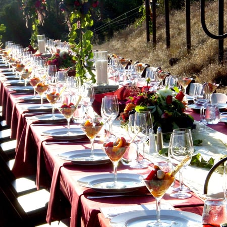 Garden Wedding All Inclusive Reception Stations And Light – Catering