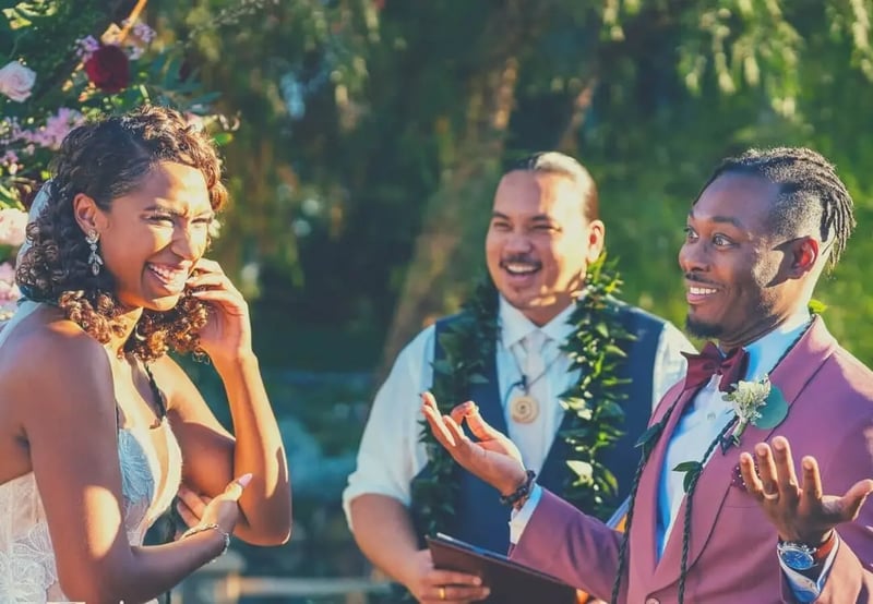 Sacred Hawaiian Wedding Ceremony With Chant, Lei and Salt Rite – Officiants – photo 4