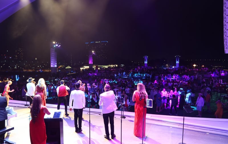 Live Reception Band with MC, Lighting and Music During Breaks – Bands