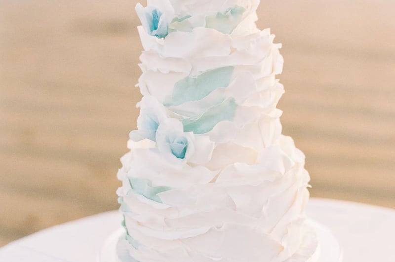 Custom Sculpted Fondant Wedding Cake Priced by the Slice – Bakeries