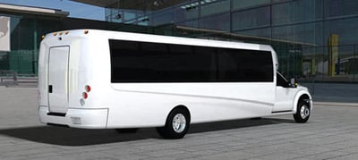 27 Passenger Executive Limousine Bus Rental for Weddings & Events – Transportation