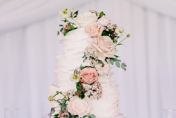 Custom Buttercream Wedding Cake Priced per Slice with Delivery – Bakeries
