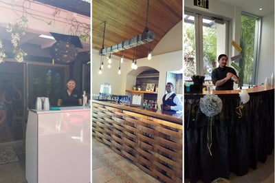 Mobile Bartender Service with Portable Bar for Private Events – Bar Services
