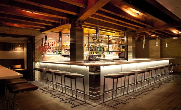 Restaurant Lounge and Bar with Suspended Fireplaces for 250 – Venues in San Francisco