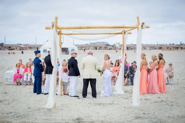 White Wooden Arch Rental for Wedding Ceremonies and Backdrops – Rentals