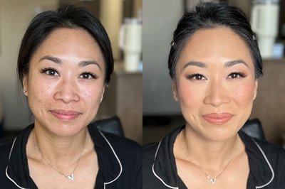 Wedding Party Makeup for Bridesmaids and Family with False Lashes – Beauty