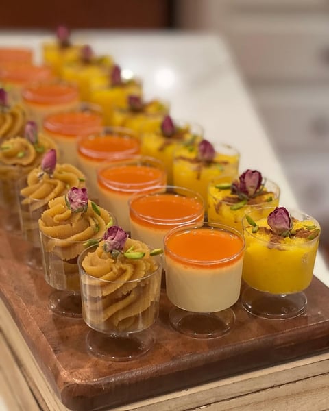 Persian Dessert Cup Trays – Catering