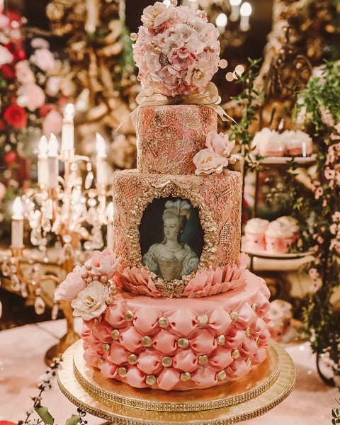 Custom Sculpted Fondant Wedding Cake Priced by the Slice – Bakeries – photo 3