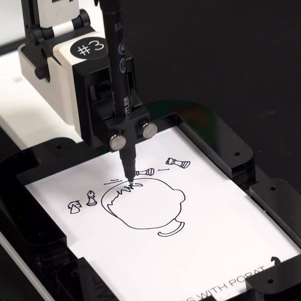 AI Draw Me Bot: Live Robot-Sketched Guest Portraits – Photography – photo 2
