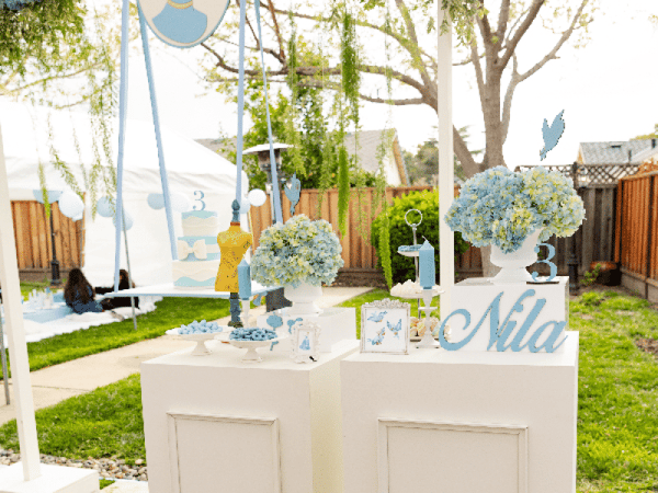 Birthday Party Decoration: Blue Garden – Decoration