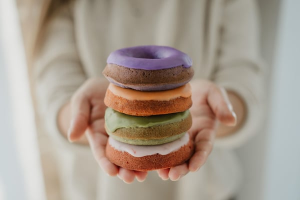 Bite Size Mochi Donut Dessert Box for Large Event Catering – Bakeries
