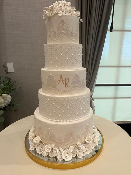 Custom Fondant Wedding Cake Priced Per Slice, Tasting Included – Bakeries – photo 2