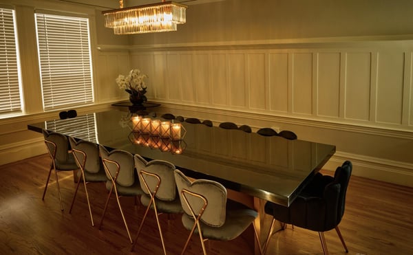 Persian-Inspired Private Dining Room with Velvet Seating for 30 – Venues in San Francisco
