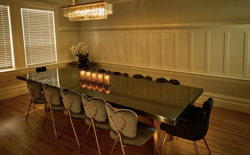 Persian-Inspired Private Dining Room with Velvet Seating for 30 – Venues in San Francisco