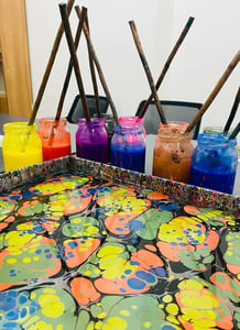 Private Marble Painting (Ebru) Trailer Workshop, Nationwide – Experiences