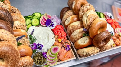 Bagel and Lox Brunch Board for Showers and Gatherings – Catering