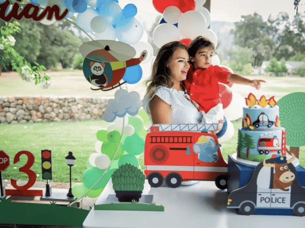 Birthday Rescue Truck and Digger Decor – Decoration