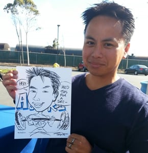 Professional Caricature Artist for Weddings and Private Events – Entertainers