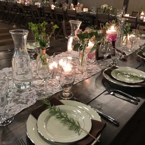 Plated Three Course Wedding Dinner With Wine Country Service – Catering
