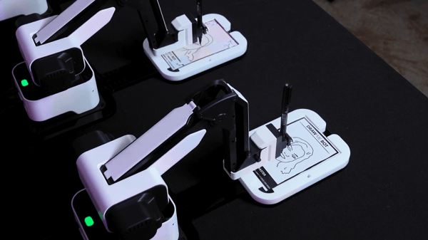 AI Draw Me Bot: Live Robot-Sketched Guest Portraits – Photography